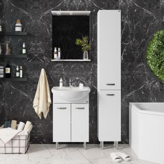 Зеркало с подсветкой Onika Коралл 205023 50см белый